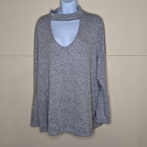 Lane Bryant Women's Key Hole Cut Sweater